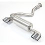 BMW E82 Exhaust Rear Silencer Twin Tailpipes