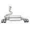 BMW E82 Exhaust Rear Silencer Twin Tailpipes