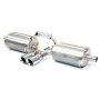 Porsche 986 Boxster Cat Back Exhaust with Chrome Tailpipes