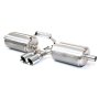 Porsche 986 Boxster Cat Back Exhaust with Chrome Tailpipes