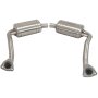Porsche 987.1 Boxster & Cayman Cat Back Exhaust with Stainless Tailpipes