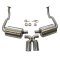 Porsche 987.1 Boxster & Cayman Cat Back Exhaust with Stainless Tailpipes