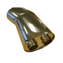 8 x 5 Oval BMW Silencer, 2.25" Bore, Twin to Twin