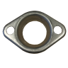 Mild Steel Two Hole Cup Flange 52mm Bore (FL1351)