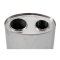 8 x 5 Oval, 16" Length, 2" Bore, Twin Special