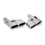 S65 AMG Style 5 x 3 Inch Twin (Pair)