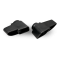 Porsche 911 997.1 Turbo Black Exhaust Tailpipes