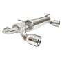 Nissan 350Z Rear Exhaust Silencer Stainless Tailpipes