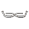 Porsche 911 997.1 Carrera X-Pipe 200 Cell Exhaust Catalytic Converters