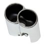 Porsche 911 996 Turbo Twin Exhaust Tailpipes