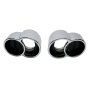 Porsche 911 996 Turbo Twin Exhaust Tailpipes