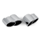 Porsche 911 996 Turbo Twin Exhaust Tailpipes