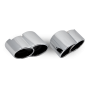 Porsche 911 996 Turbo Twin Exhaust Tailpipes