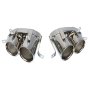 Audi R8 V8 Stainless Steel Twin Exhaust Tailpipes