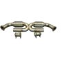 Porsche 911 996 Carrera 100 Cell Exhaust Catalytic Converters 2.5" 63mm