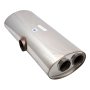 8 x 5 Oval, 20" Length, 2.5" Bore, Special Silencer (DUOSE)