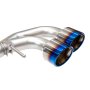 Nissan GTR 3.5" Turbo Back Exhaust with 5 Inch Titanium Tailpipes