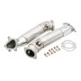Nissan GTR High Flow Exhaust Downpipes with Heat Shield