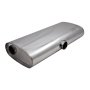 10 x 4 Oval, 22" Length, 2.25" Bore, Special Silencer (Audi Box)