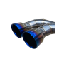 Porsche 911 991.1 Turbo Titanium Valved Exhaust Burnt Tailpipes
