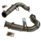 Porsche Macan 3.0/3.6T Decat Exhaust Downpipes With Thermal Heat Shield