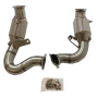 Porsche Macan 3.0/3.6T Catalytic Converter Exhaust Downpipes With Thermal Heat Shield