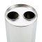 6" Round, 9" Length, 1.75" Bore, Wing