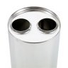 6" Round, 9" Length, 2" Bore, Wing