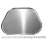 9.5 x 7 Inch Trapezoid End Plate