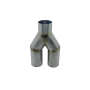 2 " Y-Piece, x1 50MM in, x2 (Twin) 50MM Out