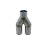 2 " Y-Piece, x1 50MM in, x2 (Twin) 50MM Out