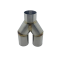 2.25 " Y-Piece, x1 57MM in, x2 (Twin) 57MM Out