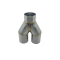 2.5 " Y-Piece, x1 63MM in, x2 (Twin) 63MM Out
