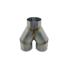 3 " Y-Piece, x1 76MM in, x2 (Twin) 76MM Out