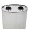 8 x 5 Oval, 16" Length, 2" Bore, Twin to Twin