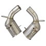 Porsche 911 992 Carrera 200 Cell Cat Exhaust Downpipes with Heat Shield