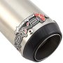 Matt S/Steel 150S Exhaust Silencer 51mm