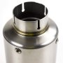 Matt S/Steel 150S Exhaust Silencer 51mm
