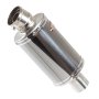 Black Chrome Exhaust Silencer (Right Hand) 200mm 51mm