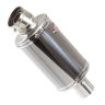 Black Chrome Exhaust Silencer (Right Hand) 200mm 51mm