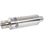 Polished Exhaust Silencer 250mm 51mm