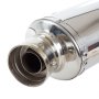 Polished Exhaust Silencer 250mm 51mm