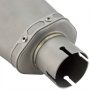 Titanium Look Hexagonal Exhaust Silencer 51mm