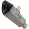 Titanium Look Hexagonal Exhaust Silencer 51mm